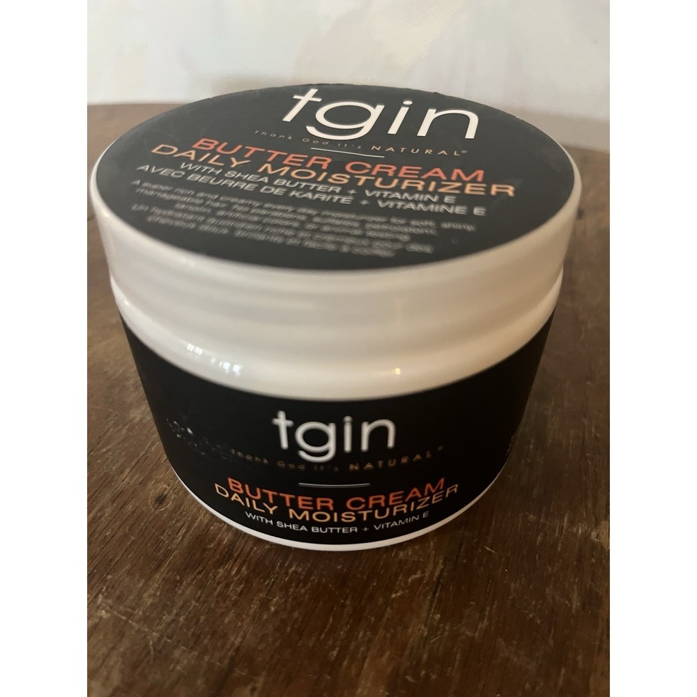 tgin Butter Cream Daily Moisturizer for Curly, Coily and Wavy Hair, Rich Mois...